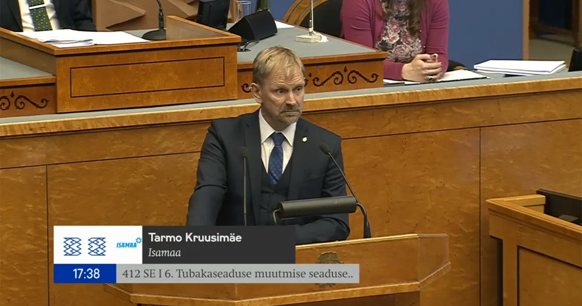 Riigikogu tahtis Tubakaseadust parandada, aga ametnikud ei lubanud (video)