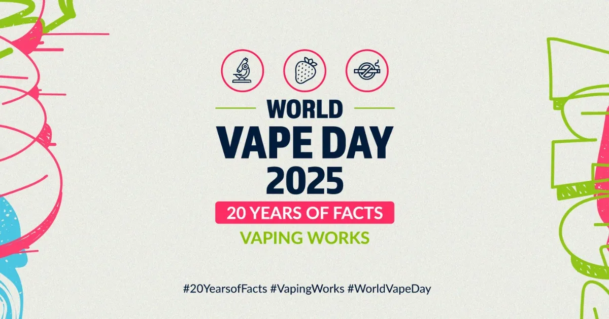 Ülemaailmne e-sigareti päev: 20 aastat teadust ja elumuutvat kogemust