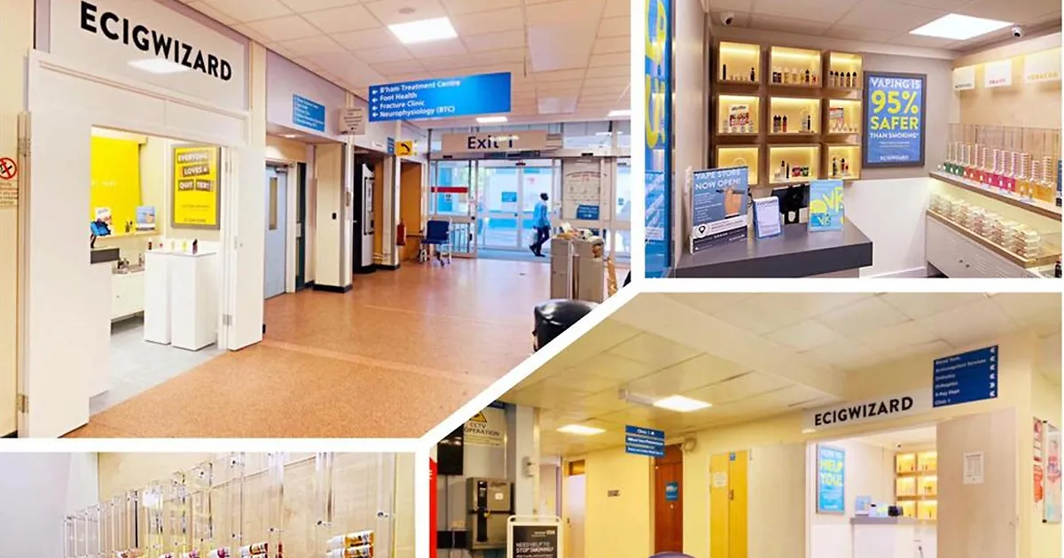 Suurbritannia haiglatesse loodi esimesed e-sigareti müügikohad