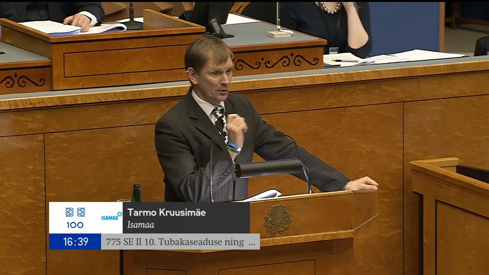 Riigikogu liikmete sõnavõtud tubakaseaduse arutelult