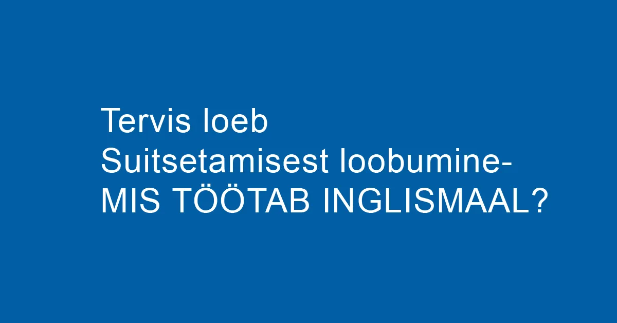 Suurbritannia võidukäik suitsuvaba riigi saavutamisel (lisatud video)