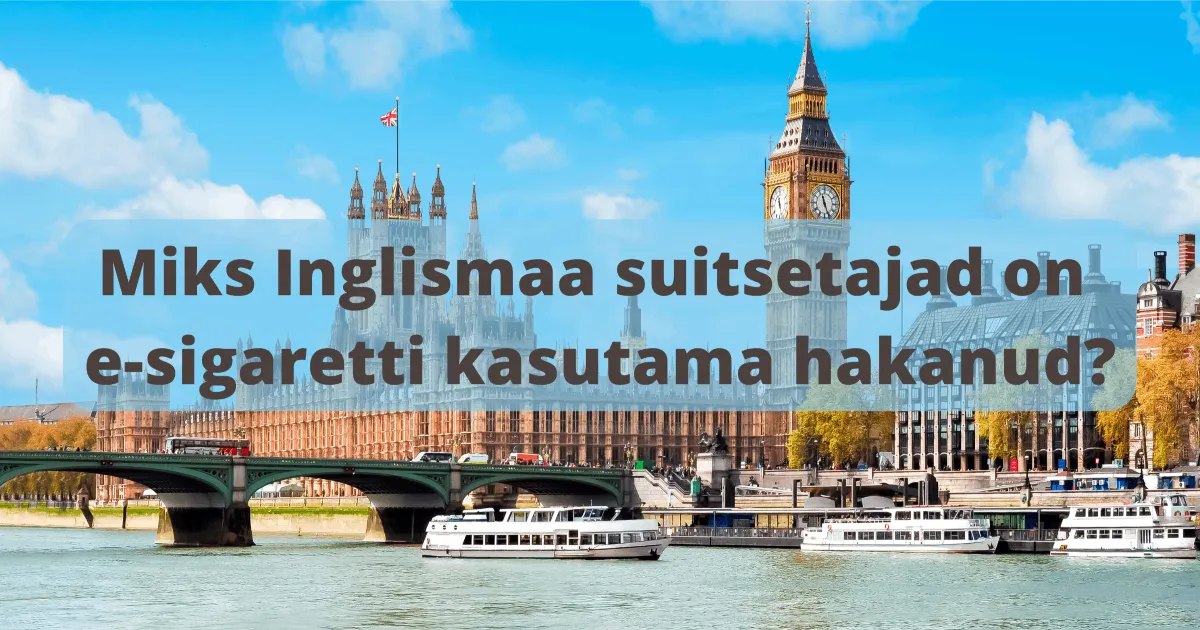 Iga 20. täiskasvanu Inglismaal suitsetab ja veibib – mida see tähendab?